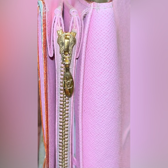 LOUIS VUITTON Takashi Murakami Multicolor Sarah Wallet - Picture 12 of 17